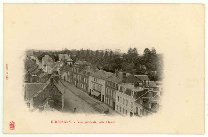 Etrépagny. Vue Générale (côté Ouest).
