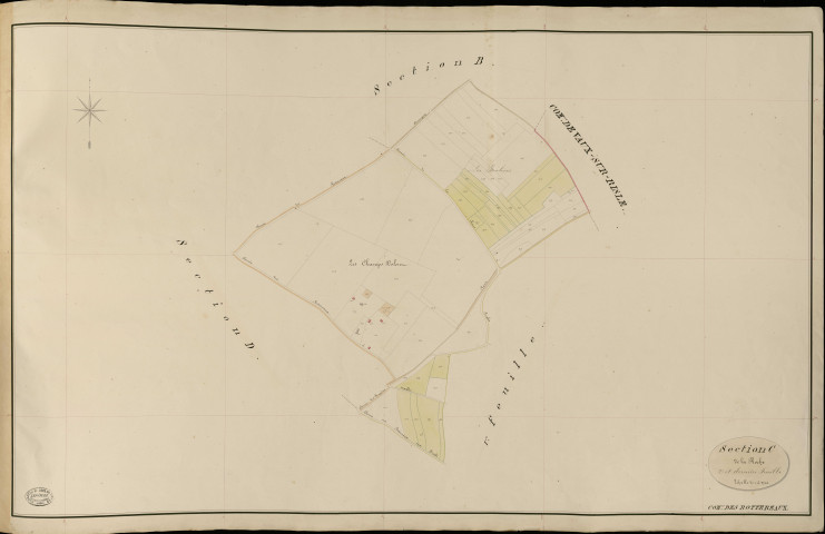 Bottereaux (Les). Section C _ de la Roche _ 2e et dernière Feuille