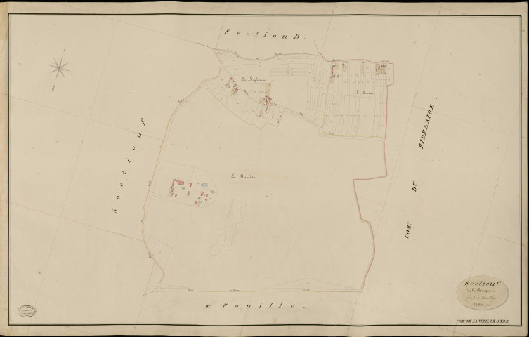 Vieille-Lyre (La). Section C _ de la Bourgeraie _ 1re de 2 Feuilles
