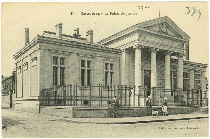 Louviers-Ville. Le Palais de Justice.