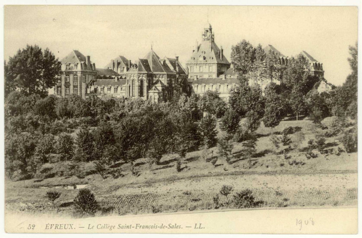 Evreux-Ville. Le Coll. Ège Saint-François de Sales.