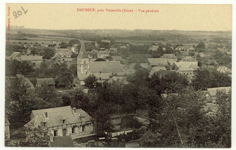 Daubeuf-près-Vatteville. Vue générale.