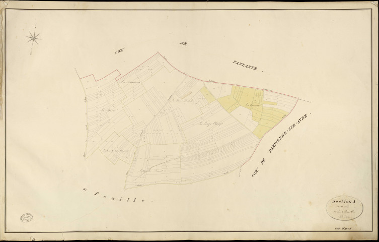 Acon. Section A _ du Mesnil _ 1re de 2 Feuilles