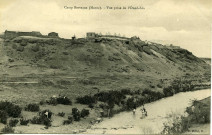 Camp Berteaux (Maroc). Vue prise de l'Oued-Zàa