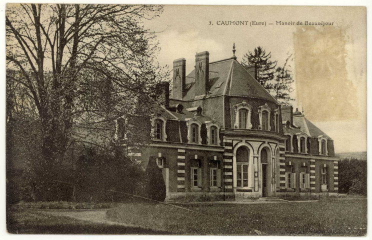 Caumont. Manoir de Beauséjour.