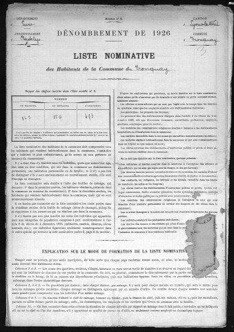 TRONQUAY(LE) 1926
