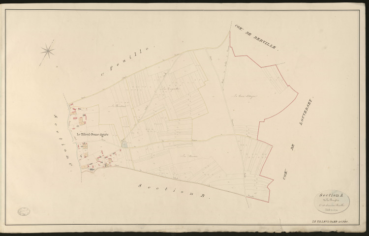Tilleul-Dame-Agnès. Section A _ de la Bruyère _ 2e et dernière Feuille