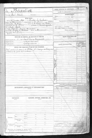 Bernay. Registre - Tome 1 (1916)