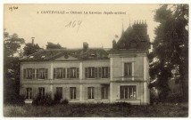Conteville. Château La Garenne (façade arrière).