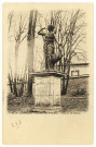 Evreux-Ville. Jardin des Plantes - Statue de Diane.