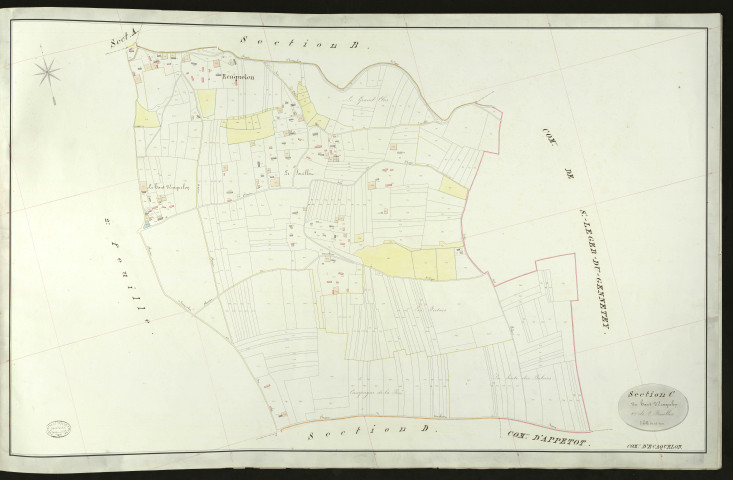Ecaquelon. Section C _ du haut d'Ecaquelon _ 1re de 2 Feuilles