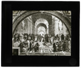 Tableau "L'École d'Athènes" de Raphaël au Vatican.