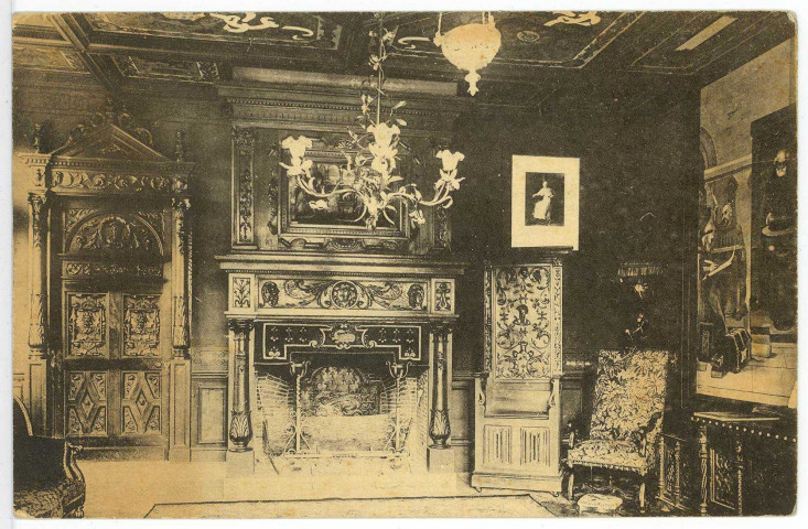 Saint-Ouen-de-Thouberville. Villa Béthanie Cabinet de travail.