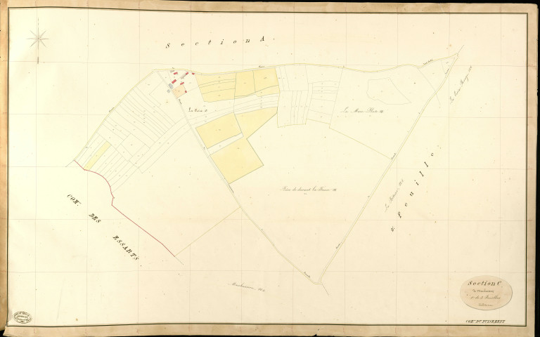 Nuisement (Le). Section C _ de Maubuisson _ 1re de 3 Feuilles