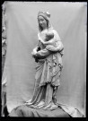 Statue de Vierge à l'enfant de l'église de Surtauville (Eure).
