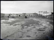 Maisons de pêcheurs sur le rivage breton.