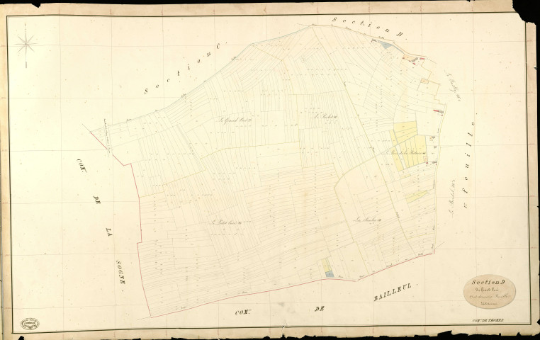 Thomer. Section D _ du Grand Curé _ 2e et dernière feuille