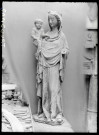 Statue de Vierge à l'enfant de l'église de Sancourt (Eure).