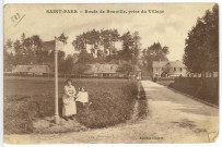Saint-Paër. Route de Bouville, prise du Village.