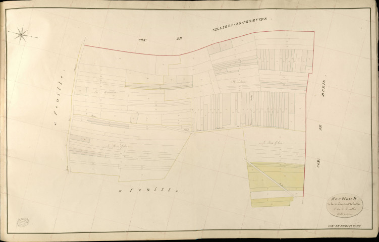 Breuilpont. Section D _ de la Marnière et de Houdan _ 5e de 6 Feuilles