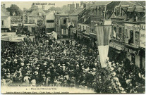 Etrépagny. Concours National de Pompes à Incendie et Festival de Musique. - 4. - Place de l'Hôtel-de-Ville.