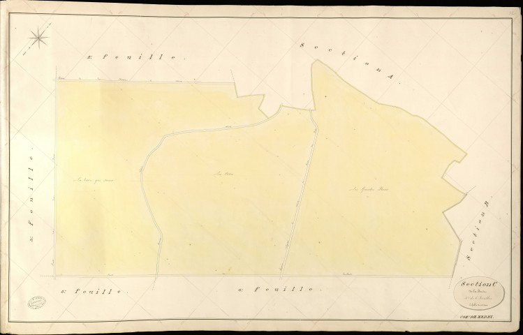 Mérey. Section C _ de la Forêt _ 4e de 6 Feuilles