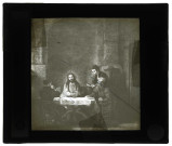 Musée du Louvre de Paris, tableau de Rembrandt « Les Pèlerins d'Emmaüs ».