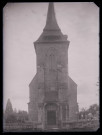 Église de Bray (Eure), clocher.