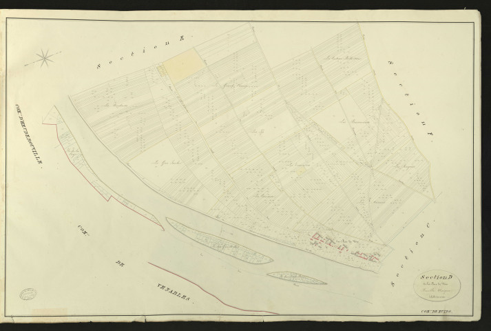 Muids. Section D _ de la Rue de Voie _ Feuille Unique