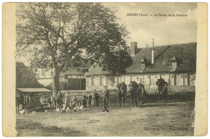 Morgny. La Ferme de la Fontaine.