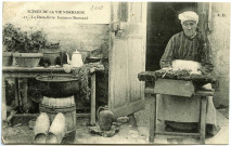 Divers. Scènes de la Vie Normande. - La Dentellière. Intérieur Normand.
