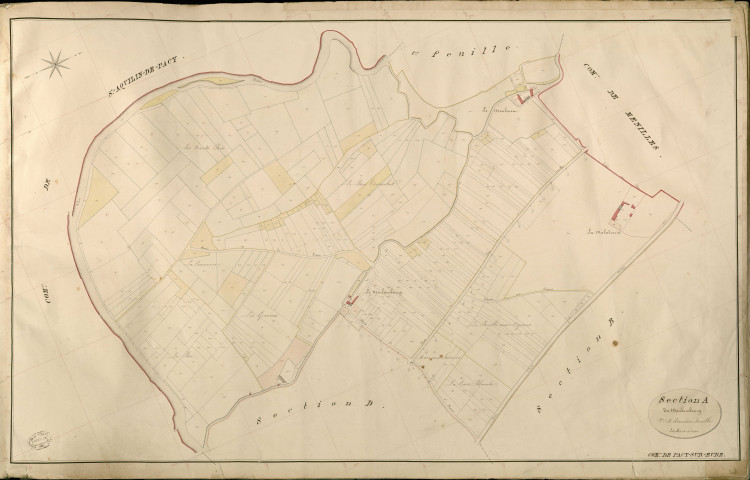 Pacy-sur-Eure. Section A _ du Moulambourg _ 2e et dernière Feuille