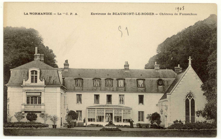 Ecardenville-la-Campagne. Château de Fumechon.