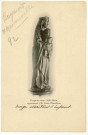 Bosguérard-de-Marcouville. Vierge en pierre, fin du XVe siècle, appartenant à Mr Louis d'Heudières.