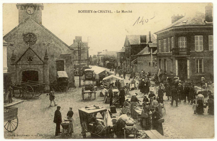 Boissey-le-Châtel. Le Marché.