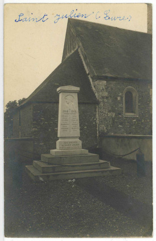 Saint-Julien-de-la-Liègue. Le Monument.