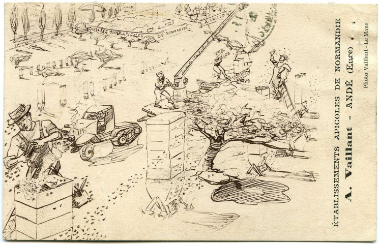 Andé. Etablissements Apicoles de Normandie. - A. Vaillant.