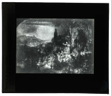 Tableau de Rembrandt « Le Sermon sur la montagne ».