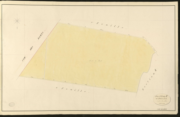 Léry. Section F _ de la Forêt de bord _ 2e de 3 Feuilles