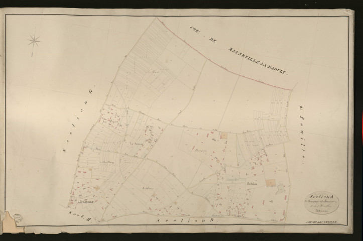 Beuzeville. Section A _ de Champagne et du hanneton _ 1re de 2 Feuilles