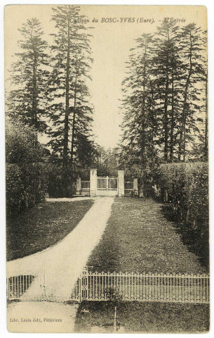 Neuville-du-Bosc (La). Château du Bosc-Yves (Eure). - L'Entrée.