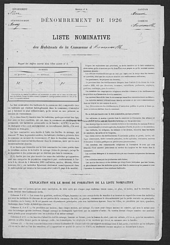 HECMANVILLE 1926