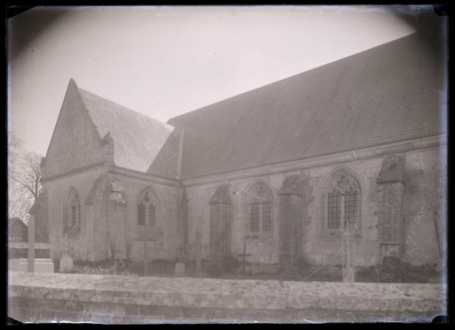 Église du Tilleul-Lambert (Eure), extérieur, chevet.
