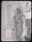 Église de Vatteville (Eure), statue de Vierge.
