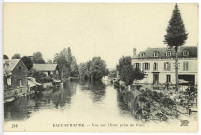Pacy-sur-Eure. Vue sur l'Eure prise du Pont.
