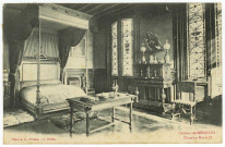 Ménilles. Château de Ménilles. - Chambre Henri II.