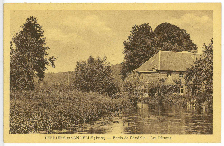 Perriers-sur-Andelle. Bords de l'Andelle - Les Pâtures.