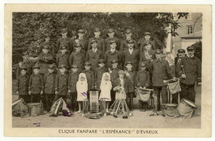 Evreux-Ville. Clique Fanfare "L'Espérance" d'Evreux.