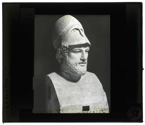 British Museum de Londres (Angleterre), buste de Périclès.