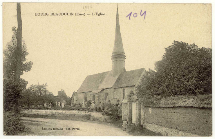 Bourg-Beaudoin. L'Eglise.